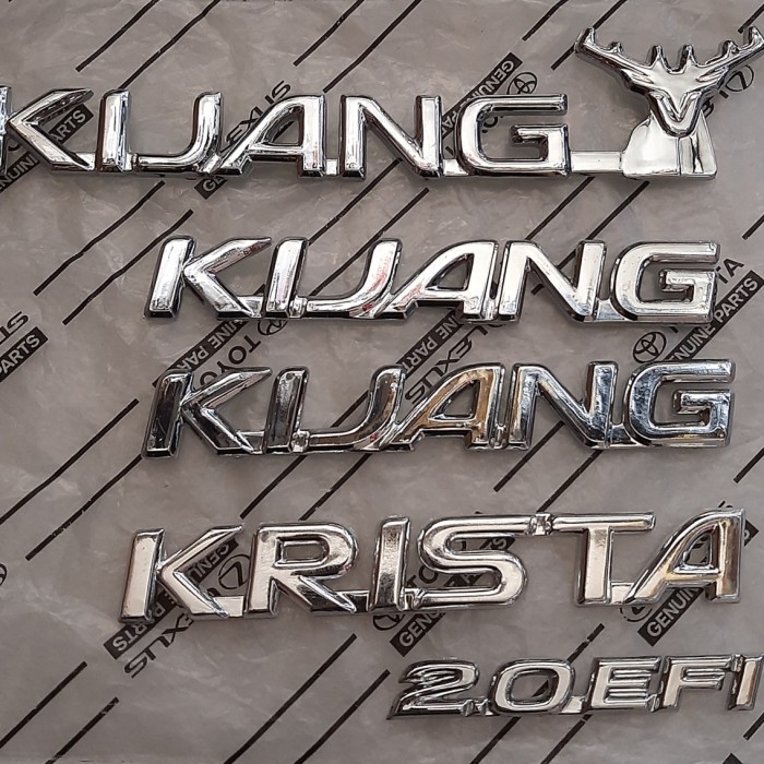 emblem logo kijang krista 2.0 set