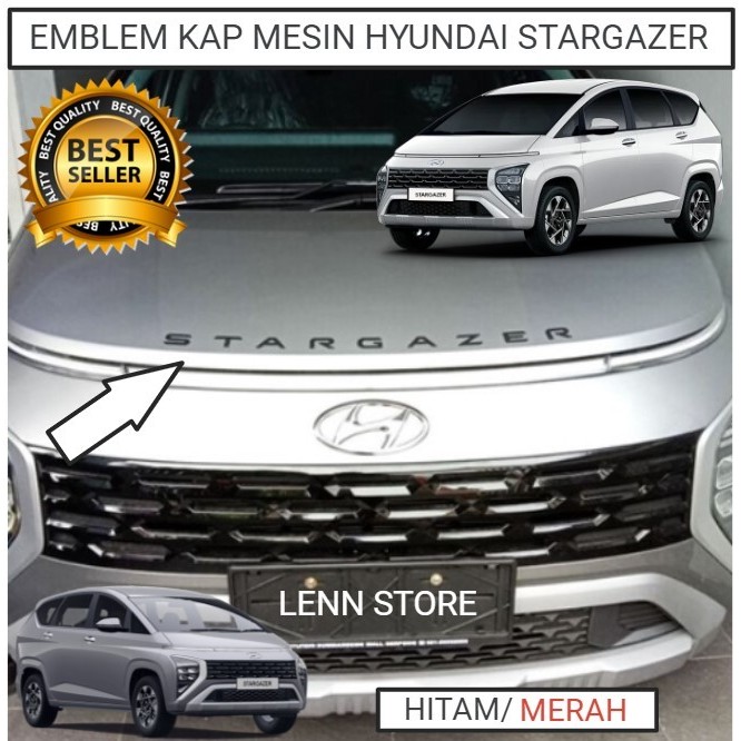 Aksesoris Emblem Kap Mesin Hyundai Stargazer 2022 TERBARU