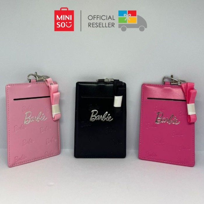 

Terlaris MINISO x Barbie Card Holder with Lanyard / Name Tag SALE