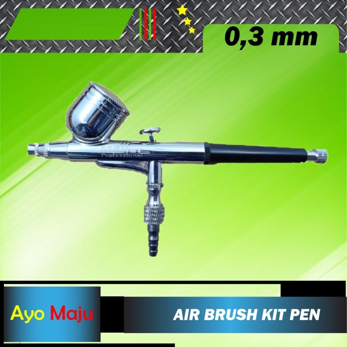 

Terlaris Air Brush Kit Pen Brush Mollar Double Action Trigger Nozzle 0.3mm SALE