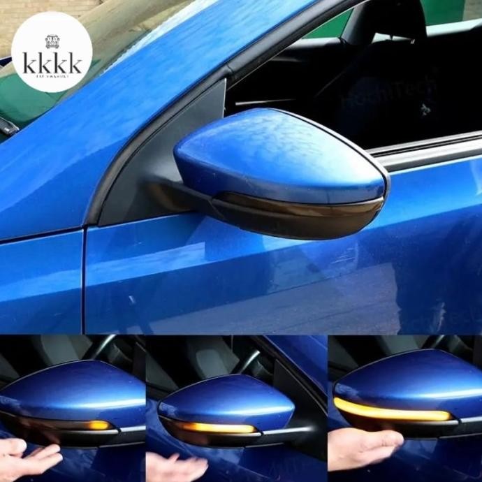 Spion Vw Scirocco Dynamic Turn Signal Led Aksesoris Lampu Spion Scirocco Sepasang / Pair  Original