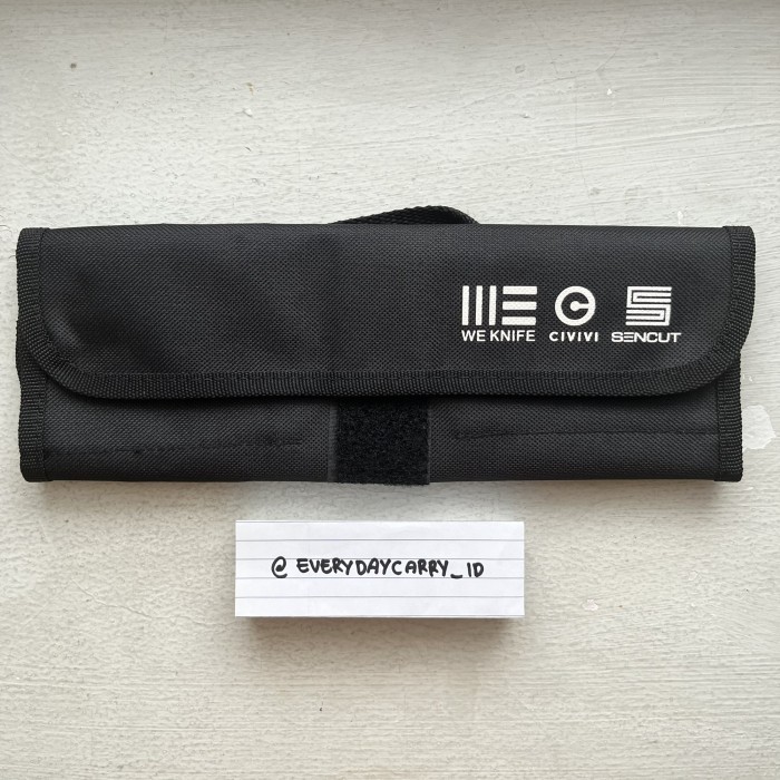 

Terlaris WEKNIFE Co. Knife Roll Black Nylon SALE