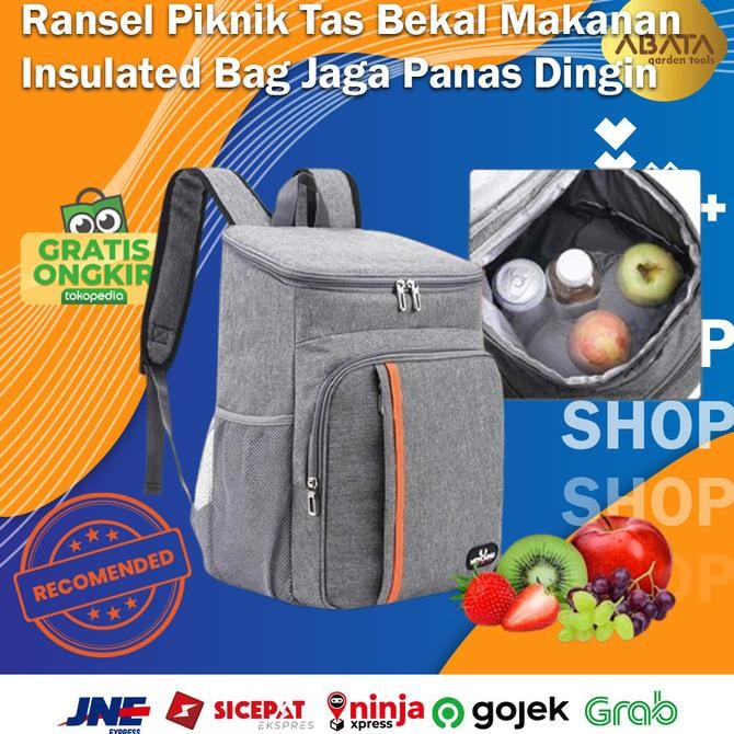 RANSEL PIKNIK TAS BEKAL MAKANAN TAS BEKAL LUNCH BOX TAS MAKAN UNTUK BEKAL TAS TEMPAT MAKAN TAS BEKAL