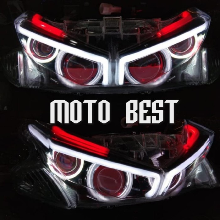 Reflektor SET Projie Angel Eyes Aerox 155 AES