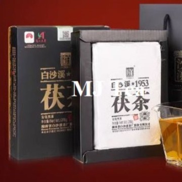 

Baishaxi 1953 Jinhua Black tea Hunan Anhua brick Fu tea 318gr