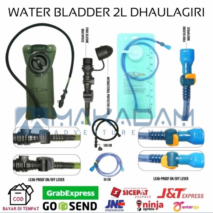 Water Bladder Hydrobag Kantung Air Dhaulagiri 2 Liter
