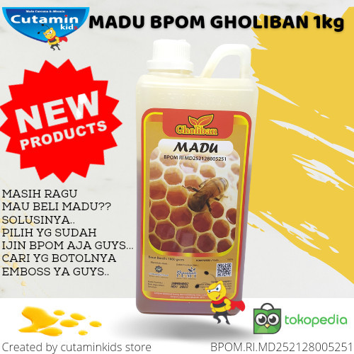 

MADU MULTIFLORA PROPOLIS GHOLIBAN 1KG ASLI