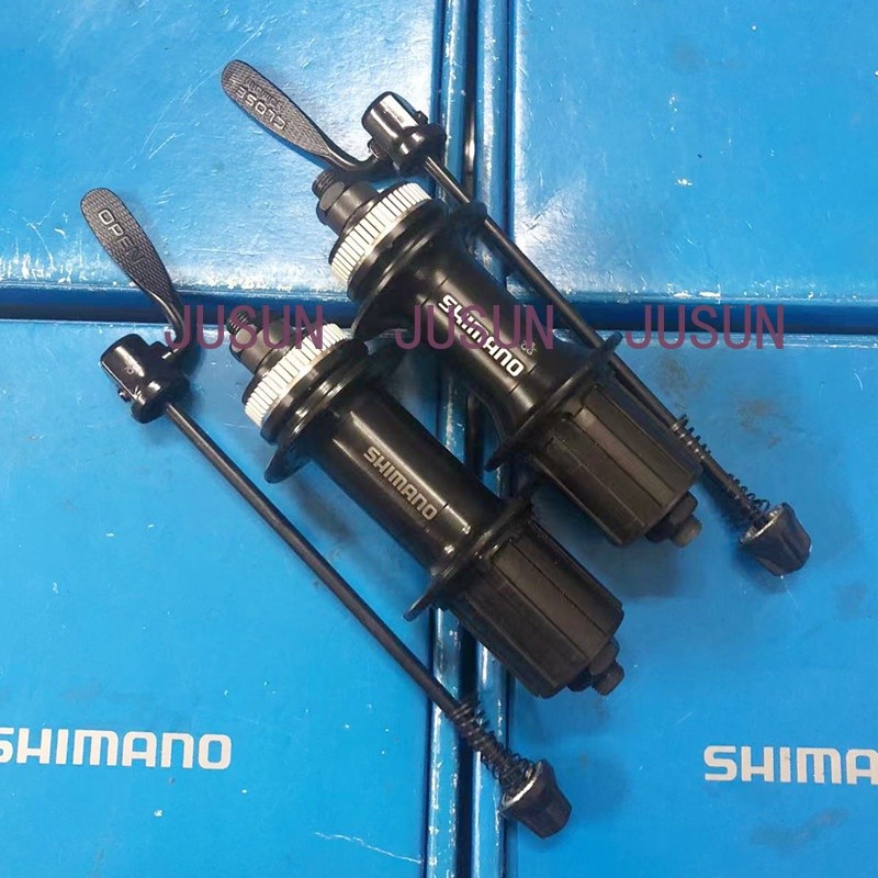 Shimano FH-RM35 FH-TX505 Sepeda Gunung 36 Lubang Hub Belakang Cakram Kunci Tengah dengan Tusuk Sate 