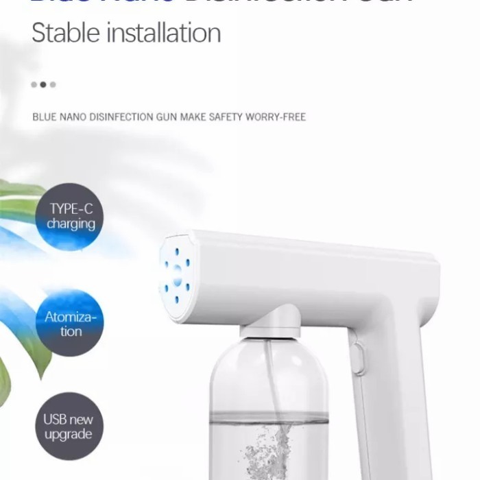 Nano Spray Gun Desinfektan Fogging Alat Fogging Portable Wireless