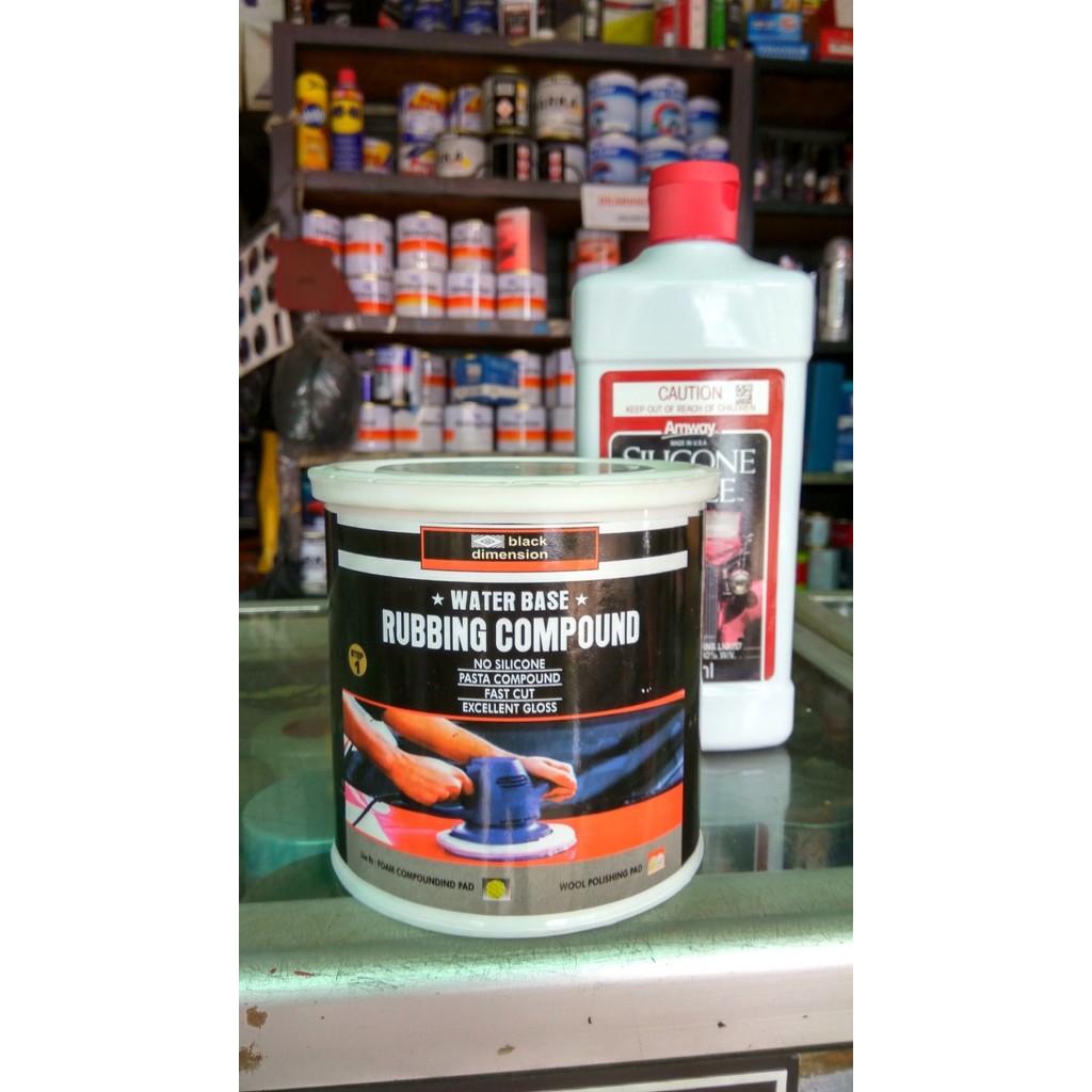 Black Dimension Water Base Rubbing Compound