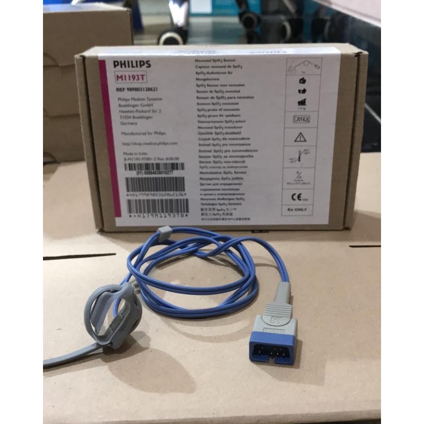 [ Mgd ] Spo2 Neonate Wrap Philips Original Sensor 7Pin M1193T