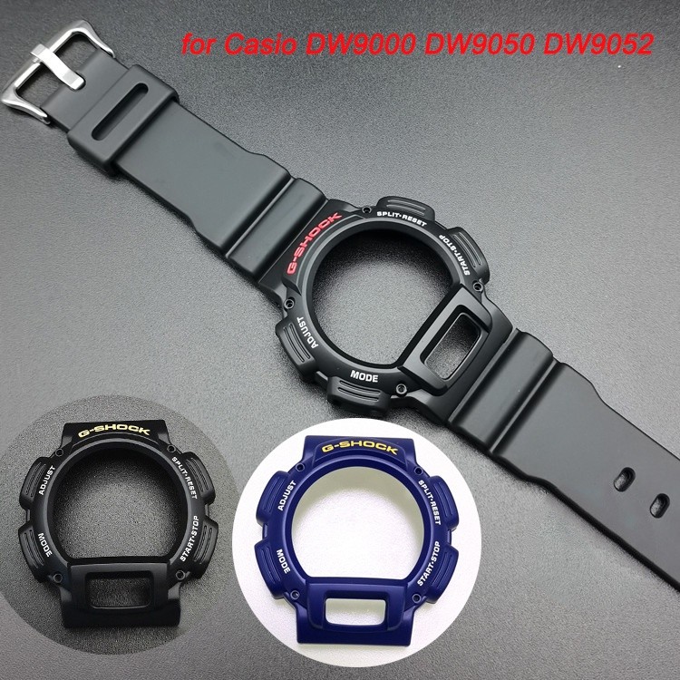 DW9052 Casing Gelang Jam/Bezel untuk CasioDW-9000 DW9050 DW9052 Casing Gelang Resin Casing Kata Hita