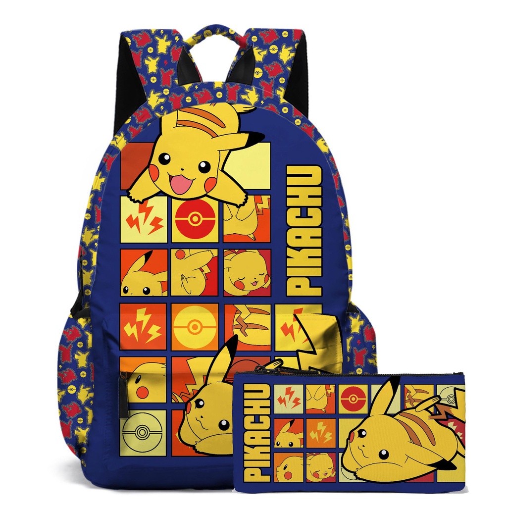 

Tas Sekolah Pokemon Ransel Mainan Aksi Pikachu Tas Anak-anak Tas Travel Pokemon Tas Sekolah Remaja Hadiah Anak Perempuan Laki-laki |FF80E9BF|