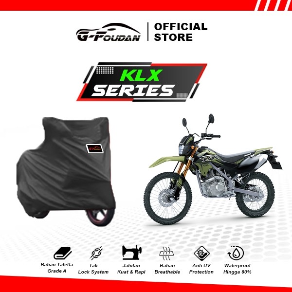 Body Cover Motor KLX Series / Sarung Motor Kawasaki KLX / Selimut Motor KLX