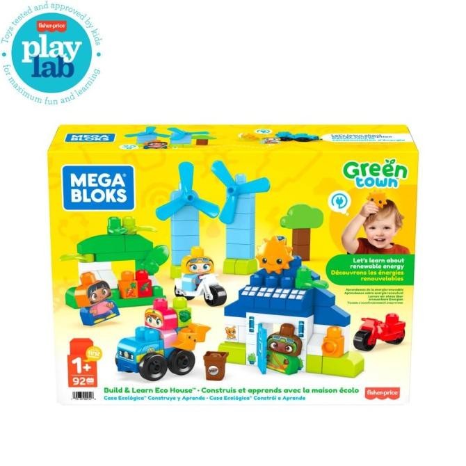 Mega Bloks Green Town Build & Learn Eco House  [ Tonylo ]