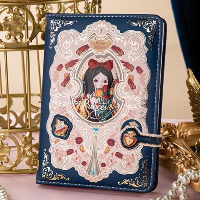

SPECIAL Magnetic Notebook Fairy Tale Kingdom / Buku Diary PU Leather 0730 ed-76