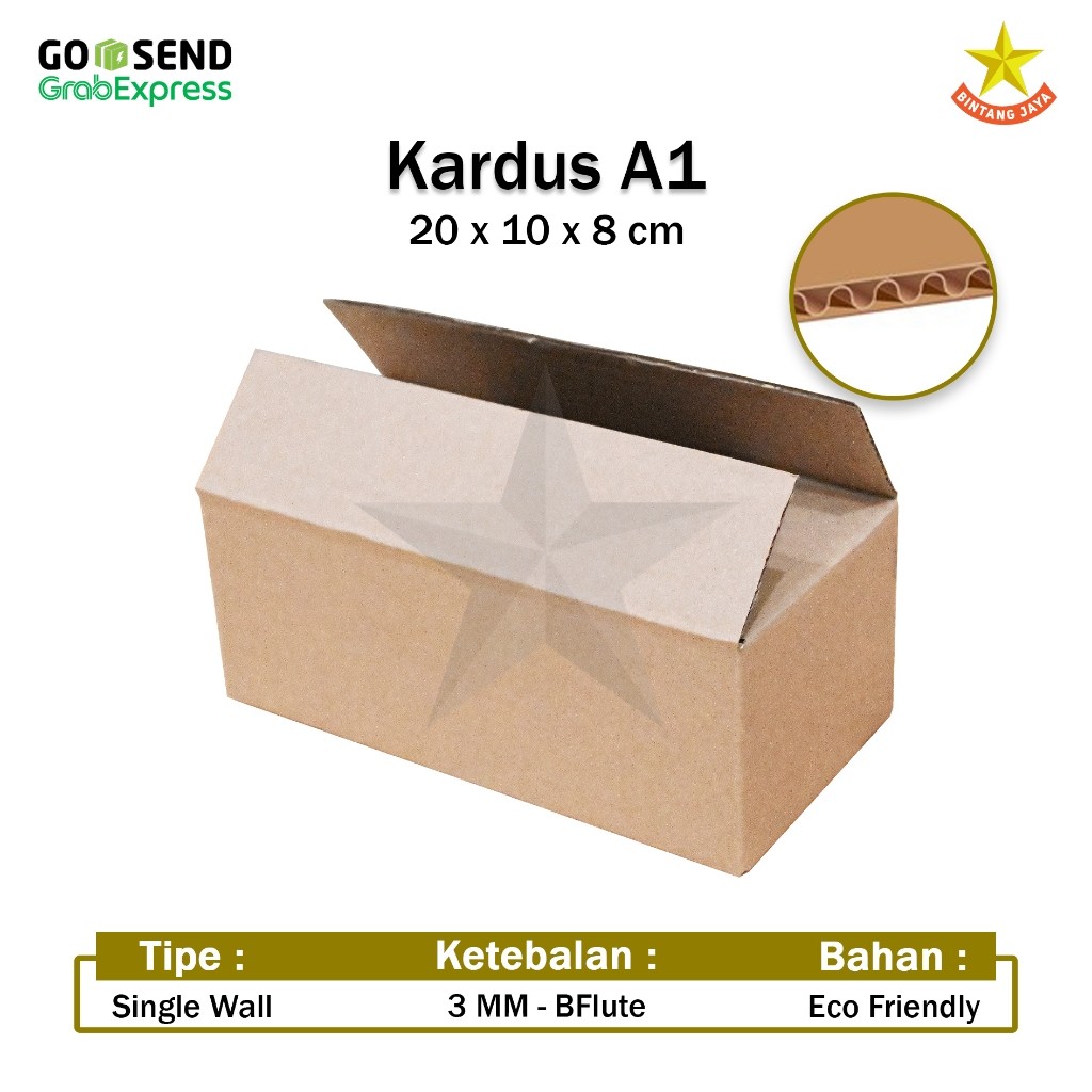 

Kardus - Box - Kotak - Packing - Karton - Dus Polos - Aksesoris - Hampers 20 x 10 x 8 cm (Kardus 20