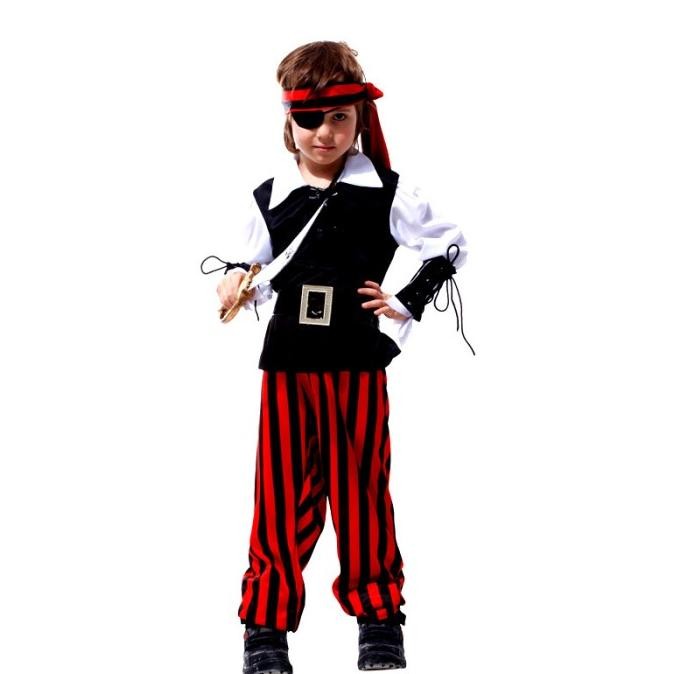 bun PIRATE costume toddler cosplay kostum anak BAJAK LAUT halloween