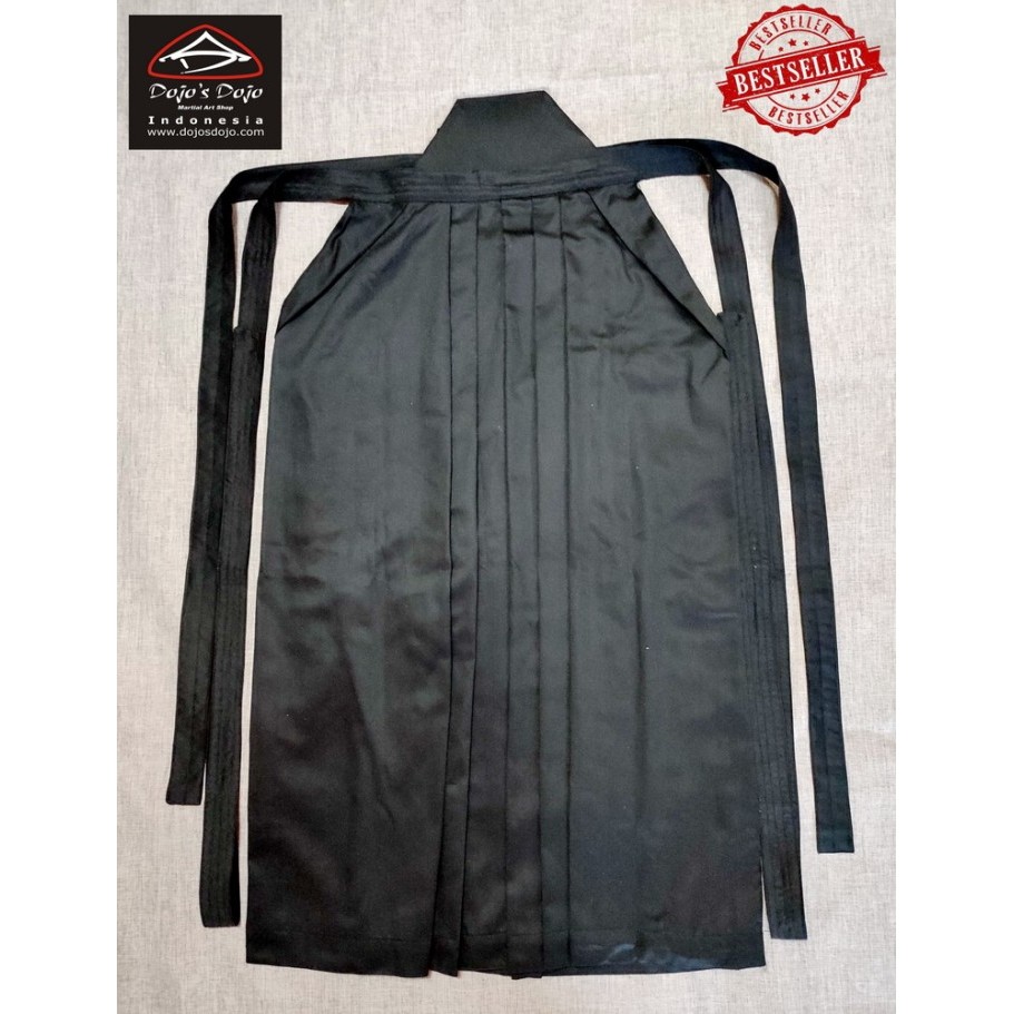 Hakama aikido hitam standard bela diri Jepang