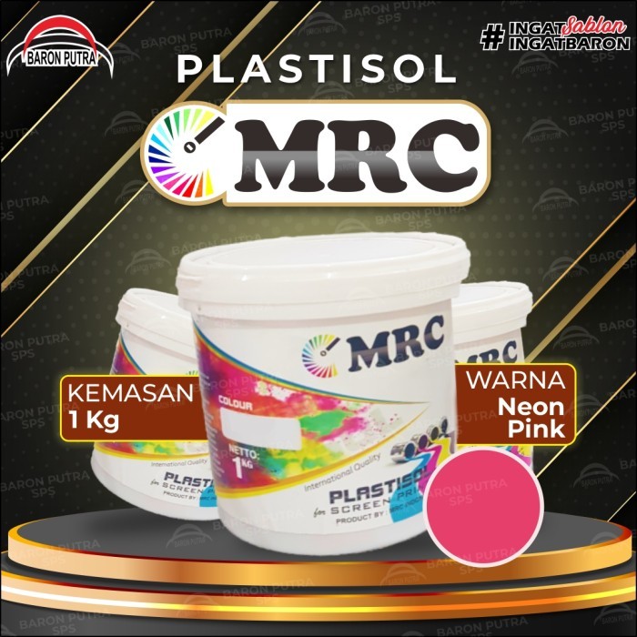 

promo! PLASTISOL MRC NEON PINK 1KG CAN