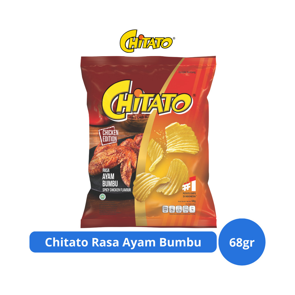 

Chitato Keripik Kentang Rasa Ayam Bumbu 68gr