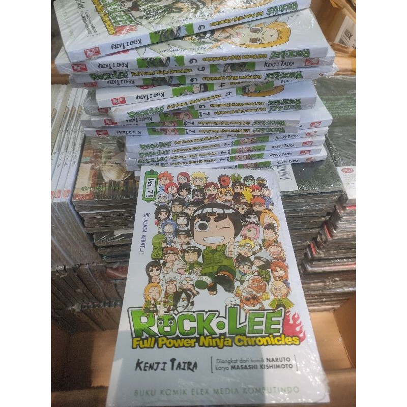 komik rock Lee. full power ninja chronicles