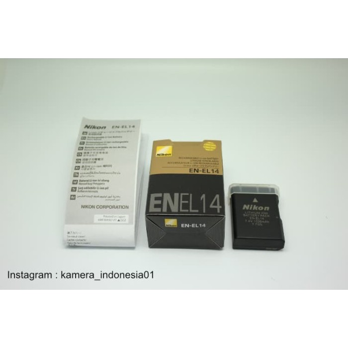 TERBARU Baterai Nikon EN-EL14 Untuk Kamera D5600 D5100 D5300 D5500 D3200 D3100