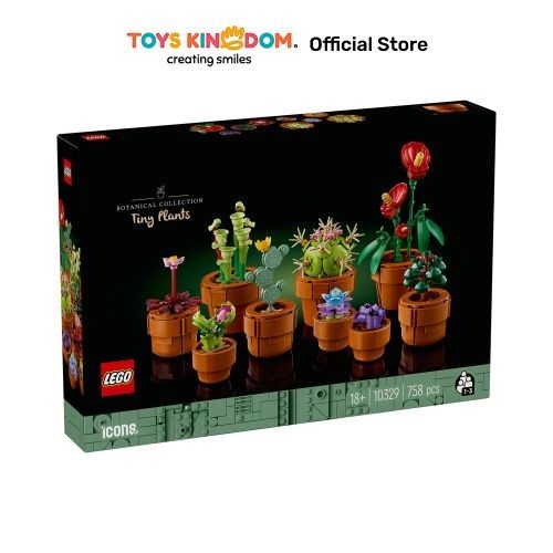 Wan - Toys Kingdom Lego Icons Tiny Plants 10329 Kids Toy Toys Block Bricks Set Mainan Menyusun Balok