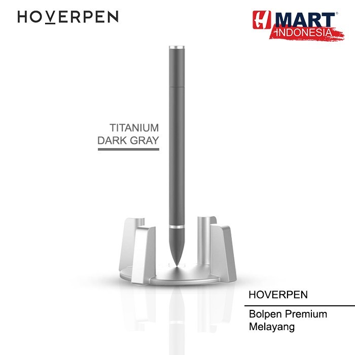 

Hoverpen Bolpen Premium Melayang Titanium Dark Gray Color