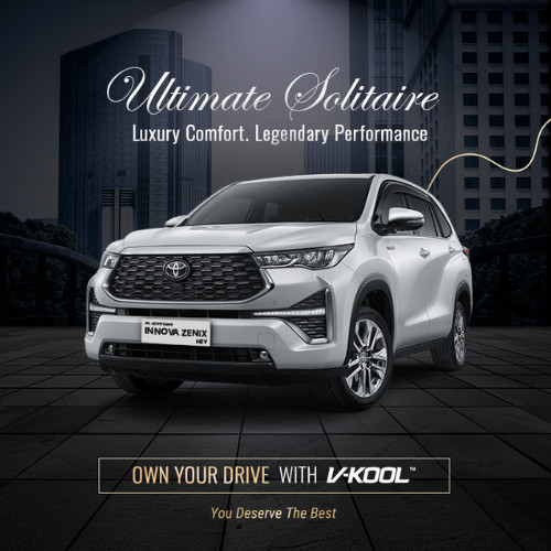 Kaca Film V-KOOL Ultimate Solitaire TOYOTA INNOVA ZENIX Belakang VK10
