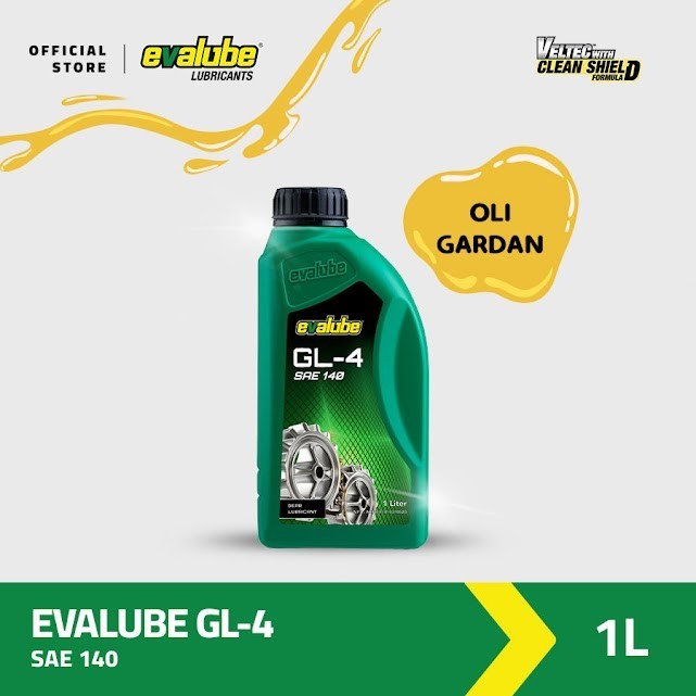 Evalube Oli Transmisi Manual & Gardan Gear  GL-4 140 (1L)
