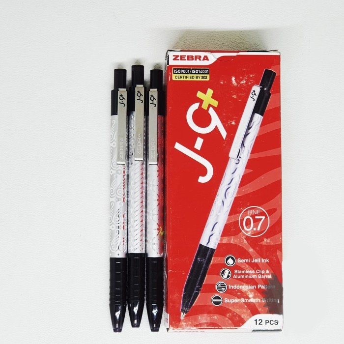 

Pulpen Gel Tekan / Gel Pen / Ballpoint Gel / Pulpen Gel Zebra J9+ 0.7mm
