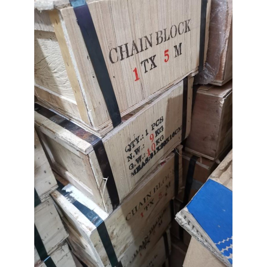 Chain Block 1 Ton 5 Meter Takel Katrol Kerekan 1 Ton 5 Meter