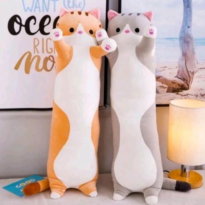 SALE Bantal Guling Kucing Panjang / Guling Boneka Kucing