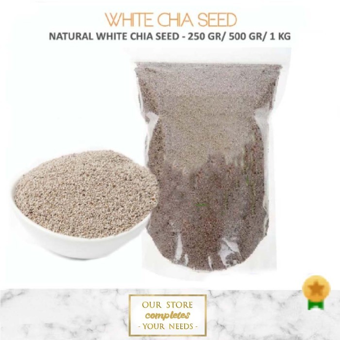 

CHIA SEED WHITE ORGANIC WHITE CHIA SEED USA REPACK 1 KG USDA