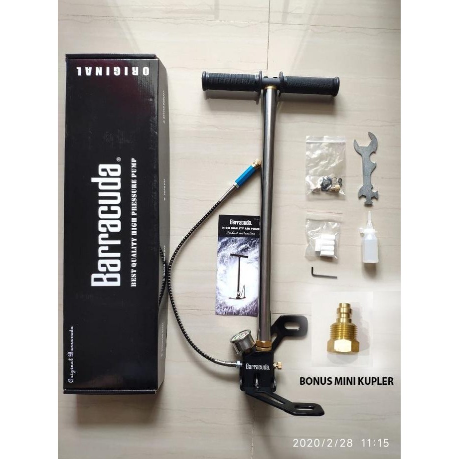 Baru Pompa Pcp Murah Original Barracuda Kaki Lipat 4500 Psi Full Bonus Set Promo