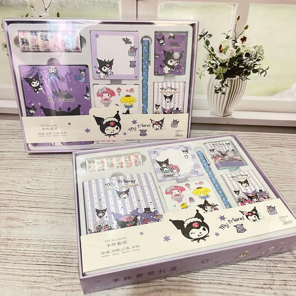 

rwet-23 Paket Jurnal Alat Tulis 7 in 1 - PASTEL BLUE PINK - hampers hadiah sovenir gift set diary diari journal isi set alat tulis buku memo notes notepad solatip label pen stiker lucu unik alat tulis hadiah sovenir kado kerja sekolah kantor Hemat