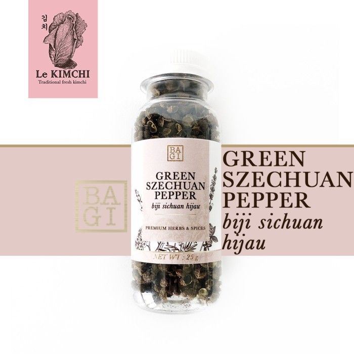 

Terlaris Biji Sichuan Hijau PREMIUM - Green Szechuan Pepper - BAGI - biji mala SALE
