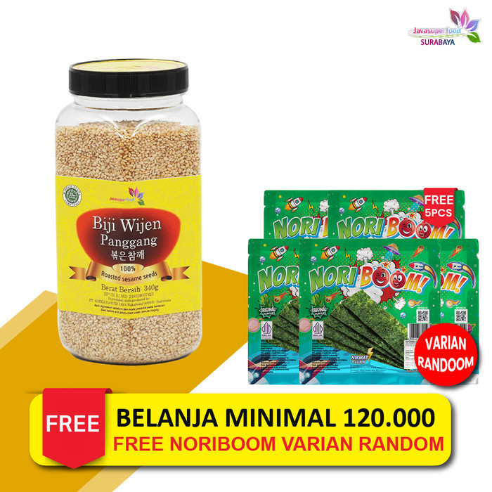 

Terlaris BIJI WIJEN PANGGANG / SESAME SEEDS ROASTED KOREA 340 GRAM SALE