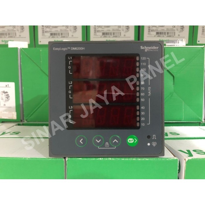 Power Meter Schneider Metsedm6200H Dm6200 Easylogic Genuine