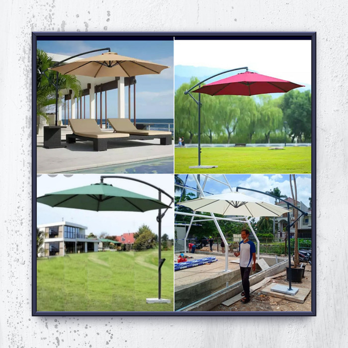payung tenda gantung/payung taman pantay shower angsa