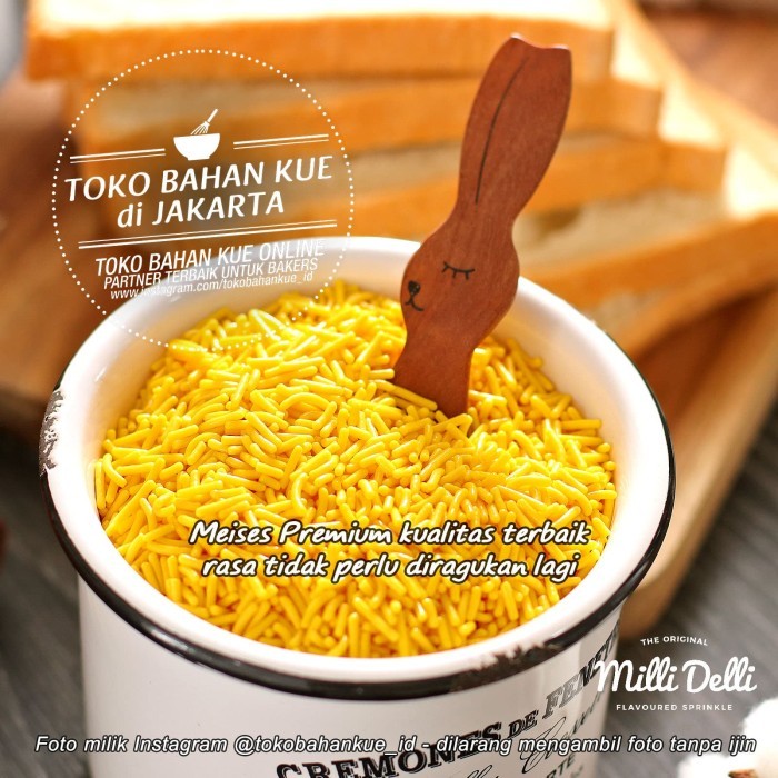 

Milli Delli Premium Meises Pisang 3Kg Meses Chocorice Banana Sprinkel