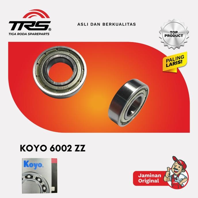 [Trs] Laker Bearing Koyo 6002 Zz Original Koyo Original