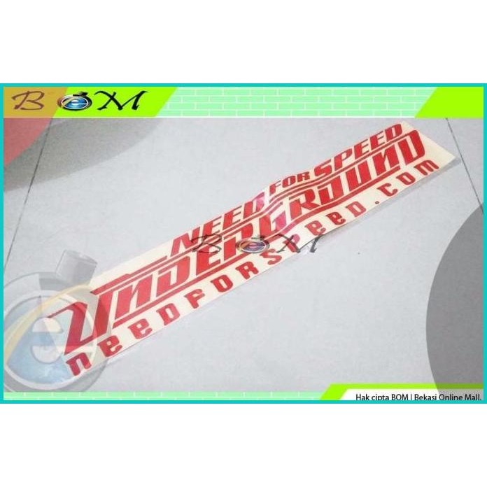 

sticker stiker tulisan cutting NFS need for speed underground besar 1