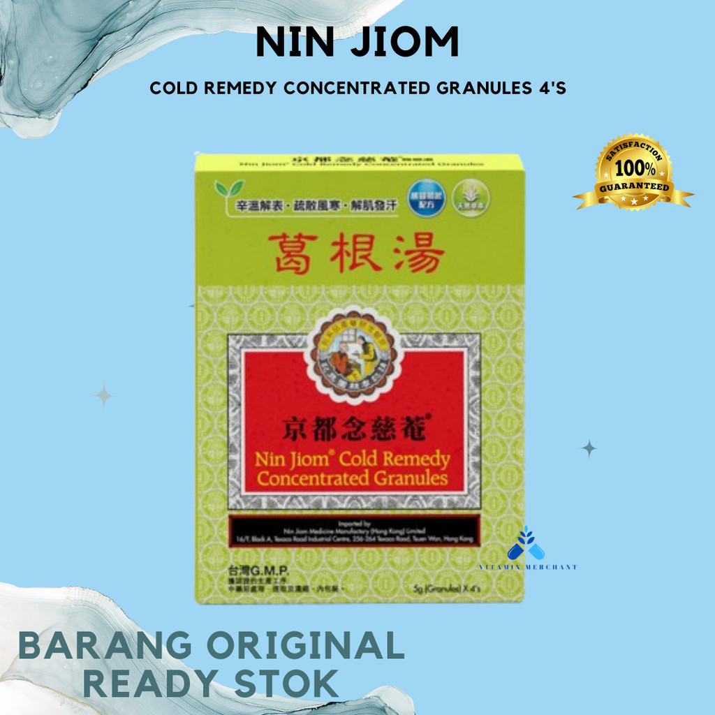 

Nin Jiom Cold Remedy Concentrated Granules 4 bags