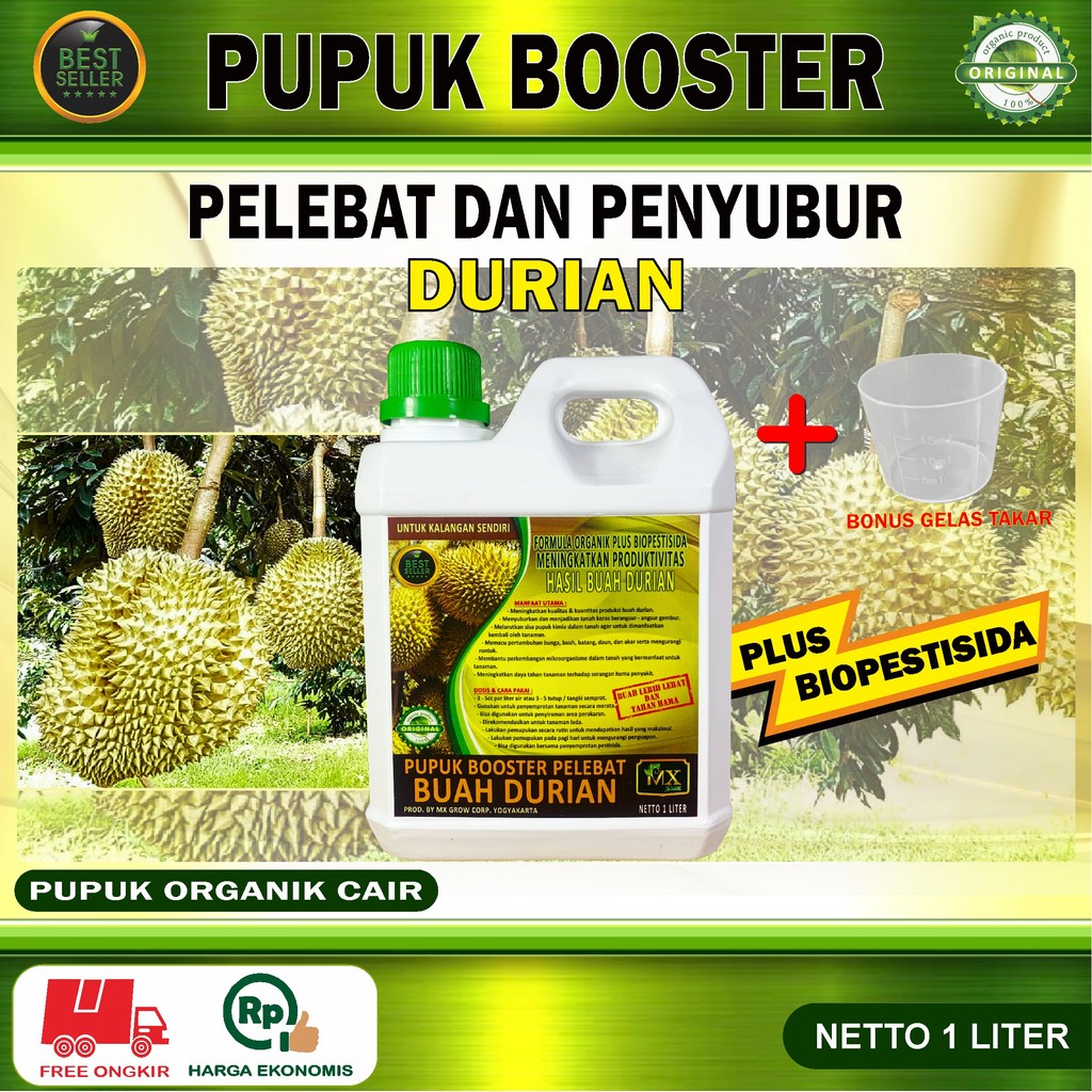 Hai Mampir Shop Pupuk Organik Cair Pelebat Penyubur Durian / Booster Durian / Pupuk Rabuk Tanaman