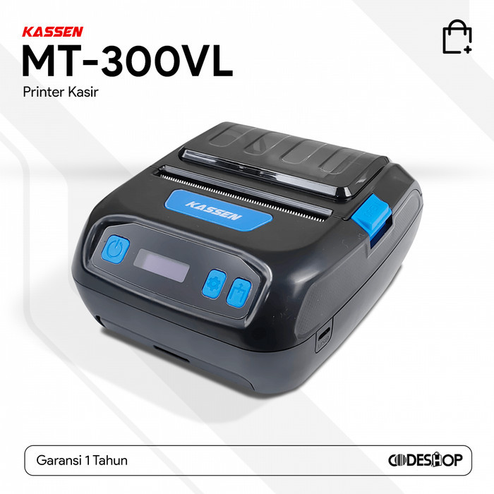 

Terlaris Kassen MT300VL Printer Portbale 80mm Cetak Ketas Label Kasir Bluetooth SALE