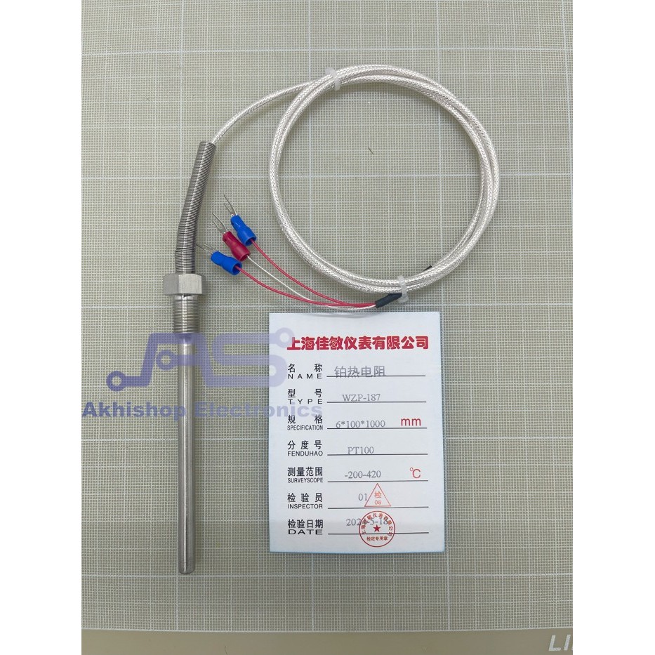 Terlaris WZP-187 JUMO Temperature Sensor Probe PT-100 PT100 Class A German Chip SALE