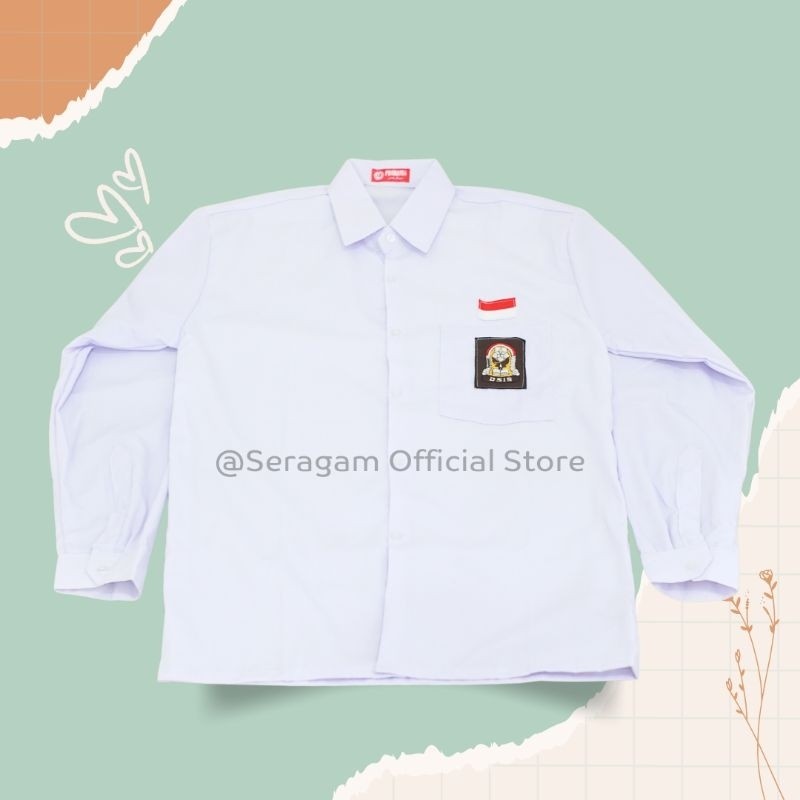 KEMEJA SMA (OSIS) LENGAN PANJANG EKSLUSIF NYAMAN ADEM