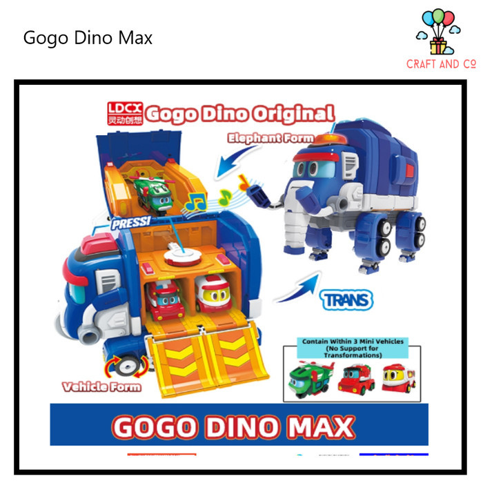 Jual Mainan Gogodino Gogo Dino Max Mainan Anak Ldcx Kado Anak Ori